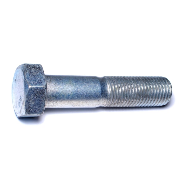 Midwest Fastener Grade 5, 1-1/4"-7 Hex Head Cap Screw, Zinc Plated Steel, 5-1/2 in L, 2 PK 07594 - main